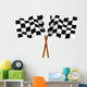 Finishing Checkered Flag Wall Decal