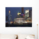 Night Shanghai Wall Decal Design 2