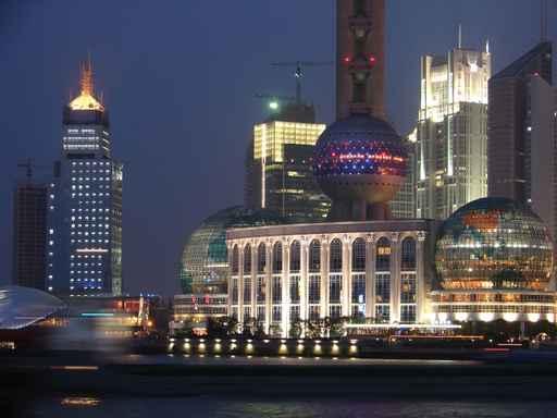 Night Shanghai Wall Decal Design 2