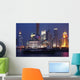 Night Shanghai Wall Decal Design 1