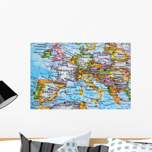 Map Wall Decal Design 2