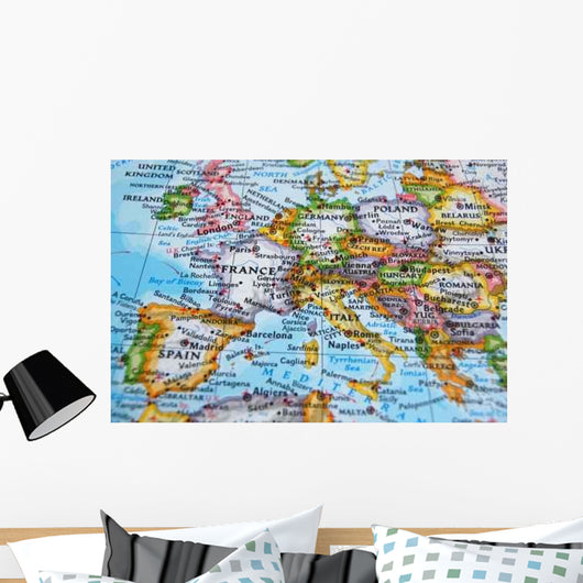 Map Wall Decal Design 2