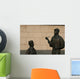monument of sherlock holmes and dr.watson Wall Mural