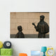 monument of sherlock holmes and dr.watson Wall Mural