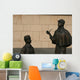 monument of sherlock holmes and dr.watson Wall Mural