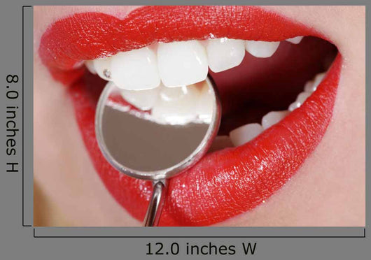 Mouth Mirror Shows Clean