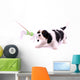 Cavalier puppy pulls on toys Wall Decal