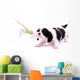 Cavalier puppy pulls on toys Wall Decal
