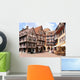 Picturesque Square Alsatian City Wall Decal