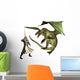 Saint George Battling Dragon Wall Decal