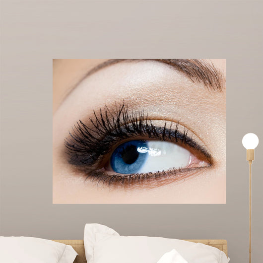 Close-up Beautiful Womanish Eye Wall Mural