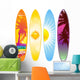 Tropical Surf Boards Wall Decal