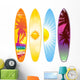 Tropical Surf Boards Wall Decal