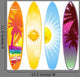 Tropical Surf Boards Wall Decal