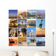 Collage Travel Around the World Wall Mural