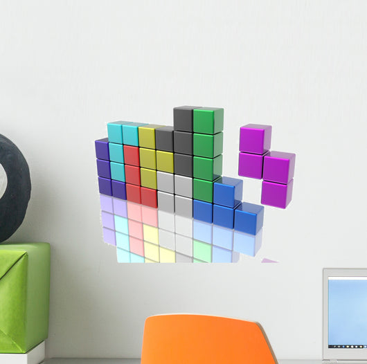 Tetris Game Wall Decal