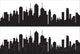 City skyline Wall Decal