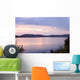 soleil sur le lac Wall Mural
