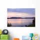 soleil sur le lac Wall Mural