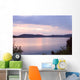 soleil sur le lac Wall Mural