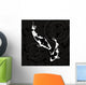 A pair of coi fish Wall Mural
