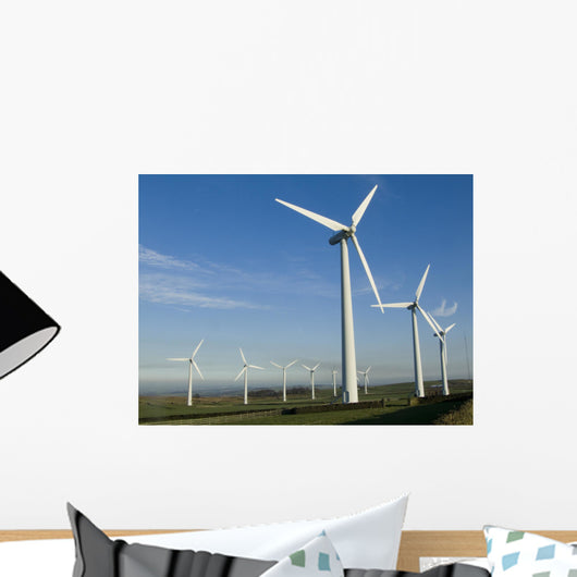 wind turbines Wall Mural