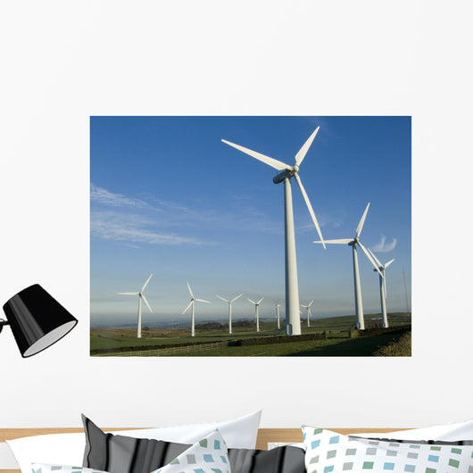 wind turbines Wall Mural