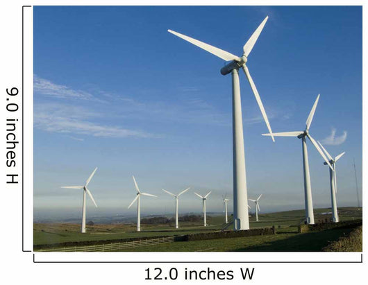 wind turbines Wall Mural