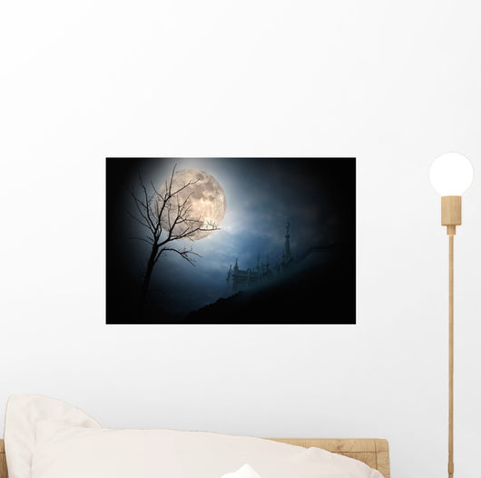 Halloween Full Moon Wall Mural