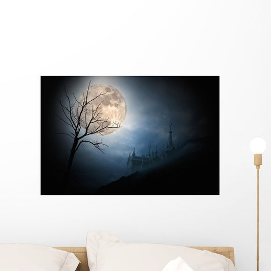 Halloween full moon Wall Mural