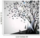 Abstract Tree with origami birds. Wall Mural