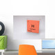 Hydrogen chemical element of the periodic table with symbol H Wall Decal