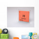 Hydrogen chemical element of the periodic table with symbol H Wall Decal