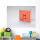 Hydrogen chemical element of the periodic table with symbol H Wall Decal
