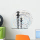 abstract grunge tower. Vector illustration Wall Decal