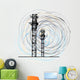 abstract grunge tower. Vector illustration Wall Decal