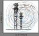 abstract grunge tower. Vector illustration Wall Decal