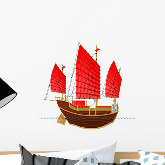 Junk Ship Wall Decal