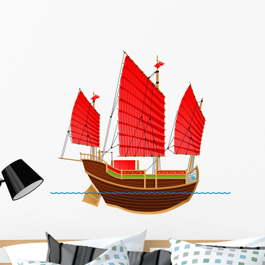 Junk Ship Wall Decal