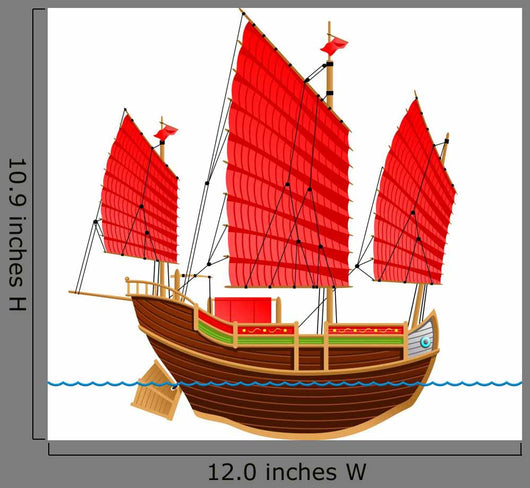 Junk Ship Wall Decal