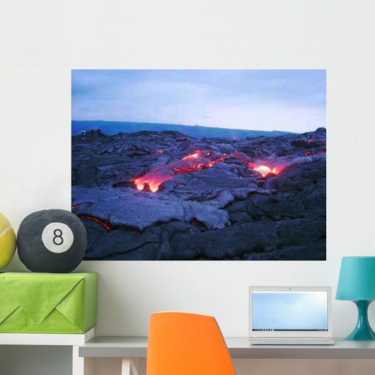 Kilauea Lava Wall Decal