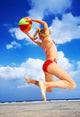 Children Playing Beach Wall Mural