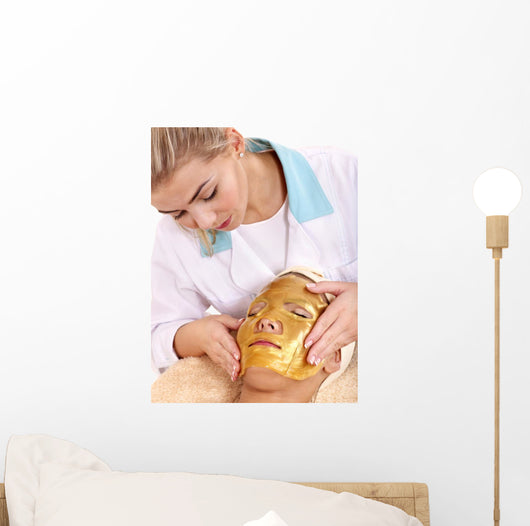 Girl with Gold Facial