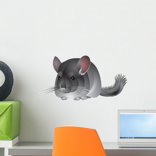 Chinchilla in Vector Wall Decal