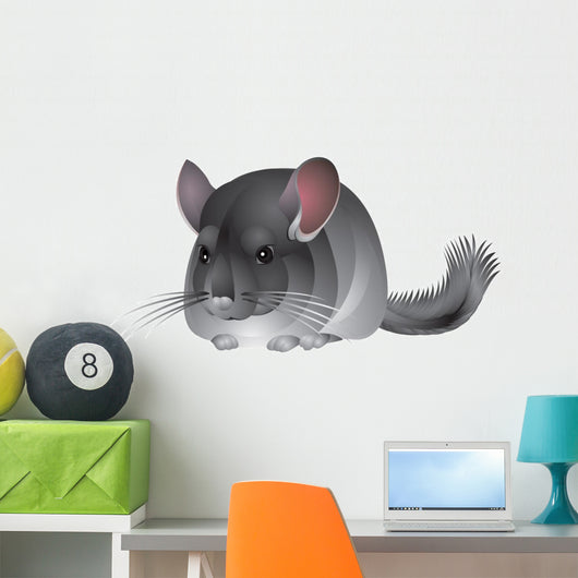 Chinchilla in Vector Wall Decal
