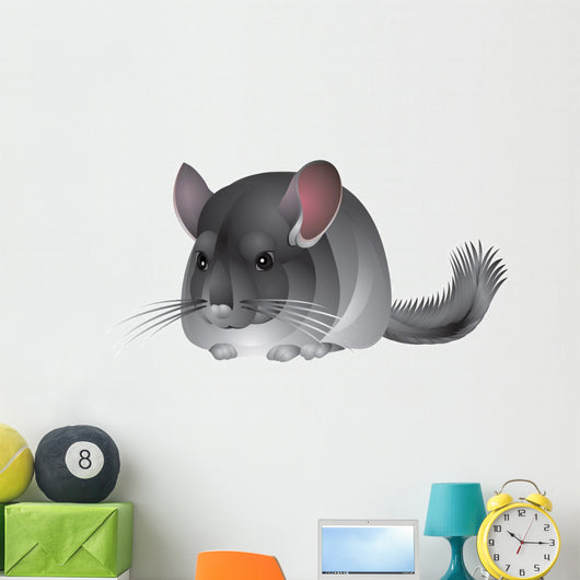 Chinchilla in Vector Wall Decal