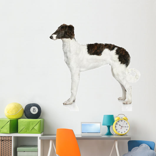 Russian Borzoi Puppy 5 Wall Decal
