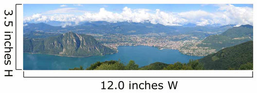 urban city on the bank of the lake, lugano lake, switzerland, pa Wall Mural