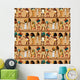 Seamless Pharaoh Pattern Wall Decal