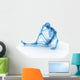Medical Office Skeletal Sitting Wall Decal